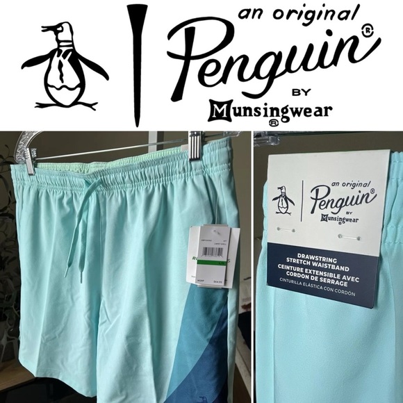 Original Penguin Other - Penguin Men’s Performance Stretch Shorts Size L NWT $64.95